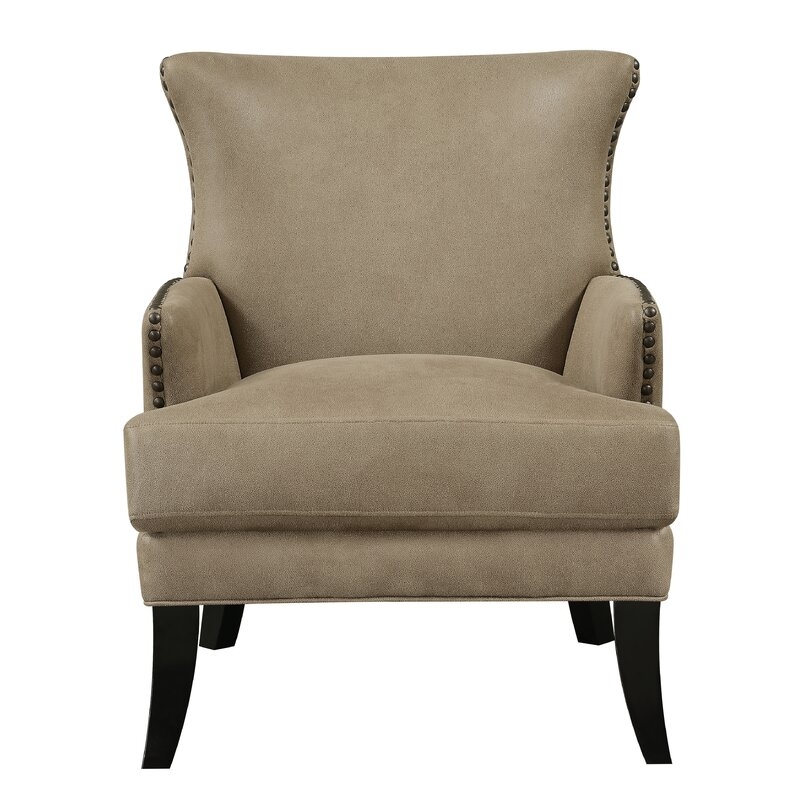 Sirmans 31" Wide Polyester Wingback Chair - Image 2