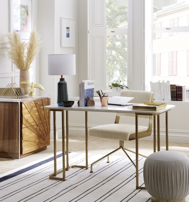 Rue Cambon Office Chair, Touche Cream - Image 6