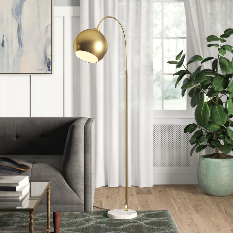 Riveria 61" Arched Floor Lamp - Image 5
