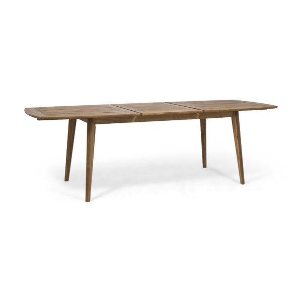 Becker Extendable Wooden Dining Table - Image 0