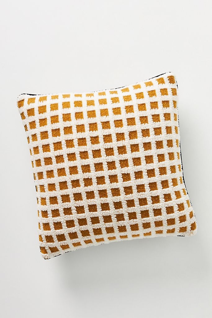 Sherpa Grid Pillow - Image 0