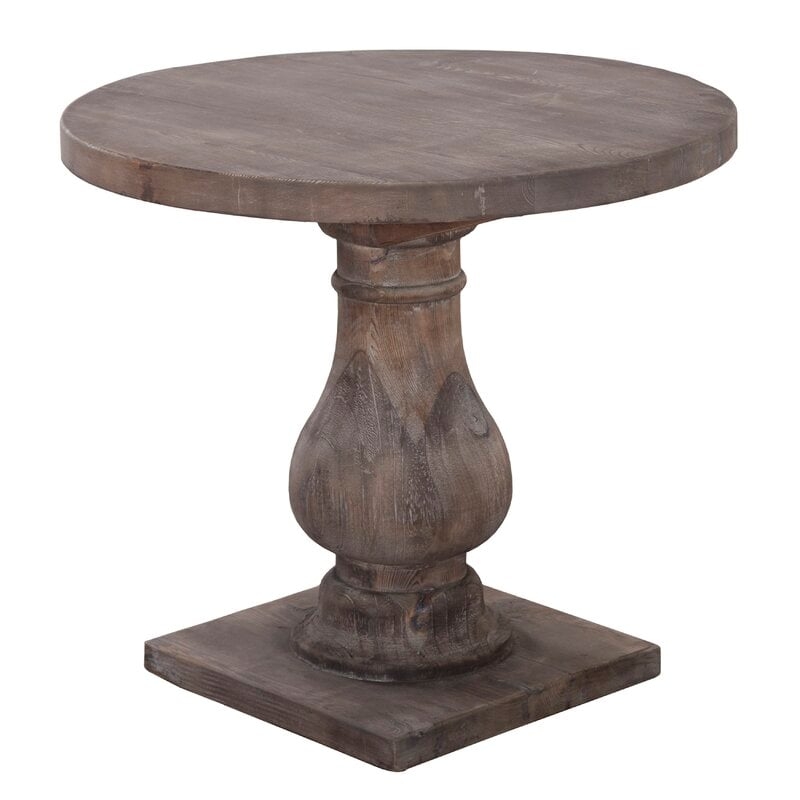 Carolina Solid Wood Pedestal End Table - Image 0