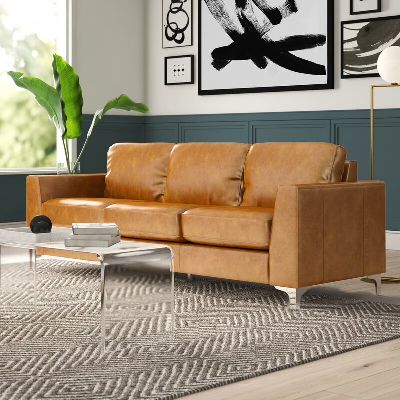 Shupe Leather Sofa - Image 0