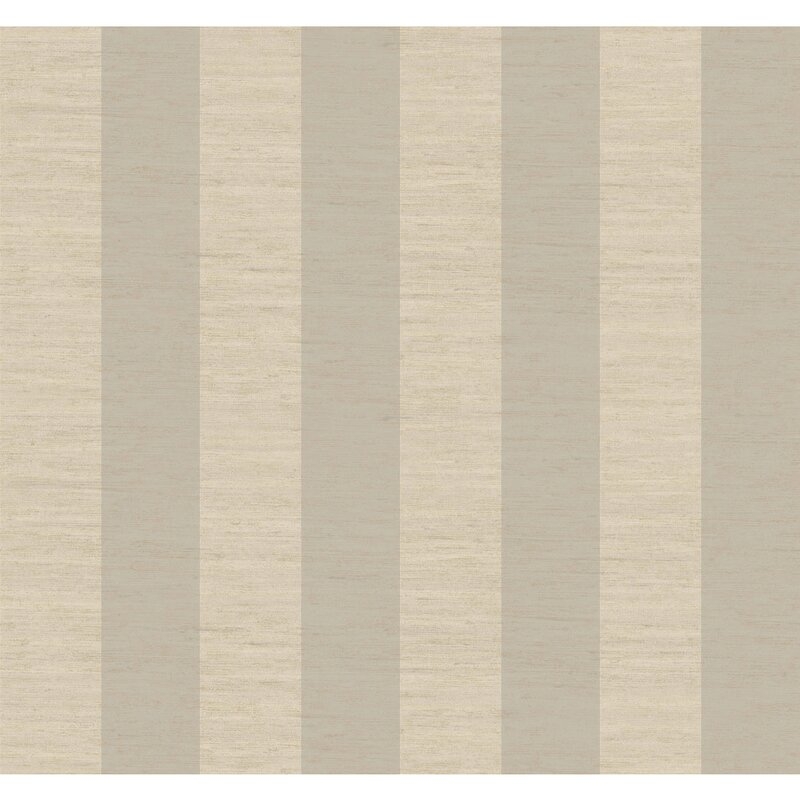 Gentle Manor 27' x 27" Stripes Foiled Wallpaper - Image 0