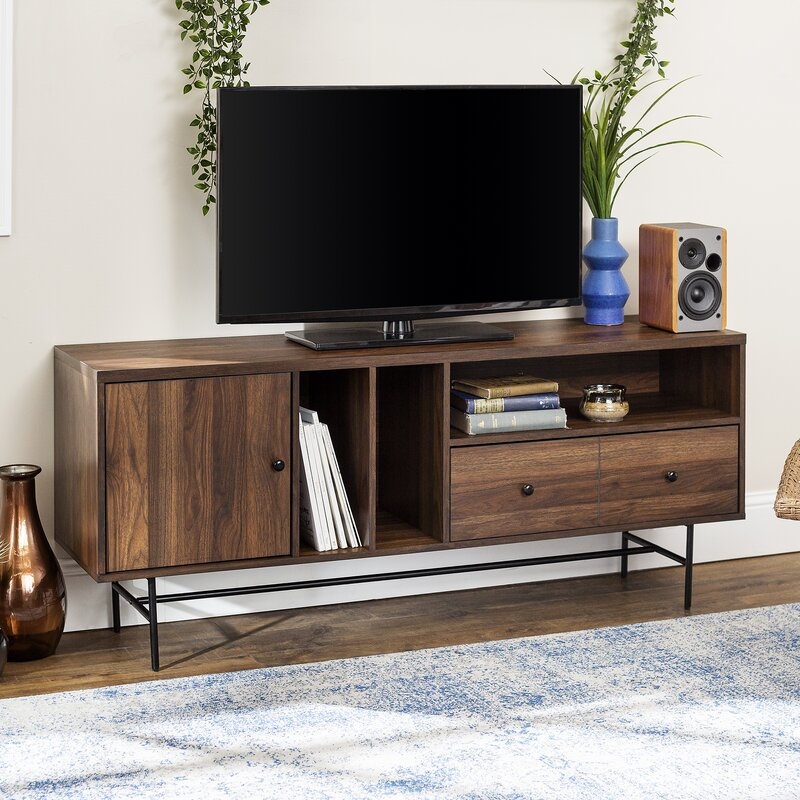 Elson TV Stand for TVs up to 65" :Dark Walnut - Image 0