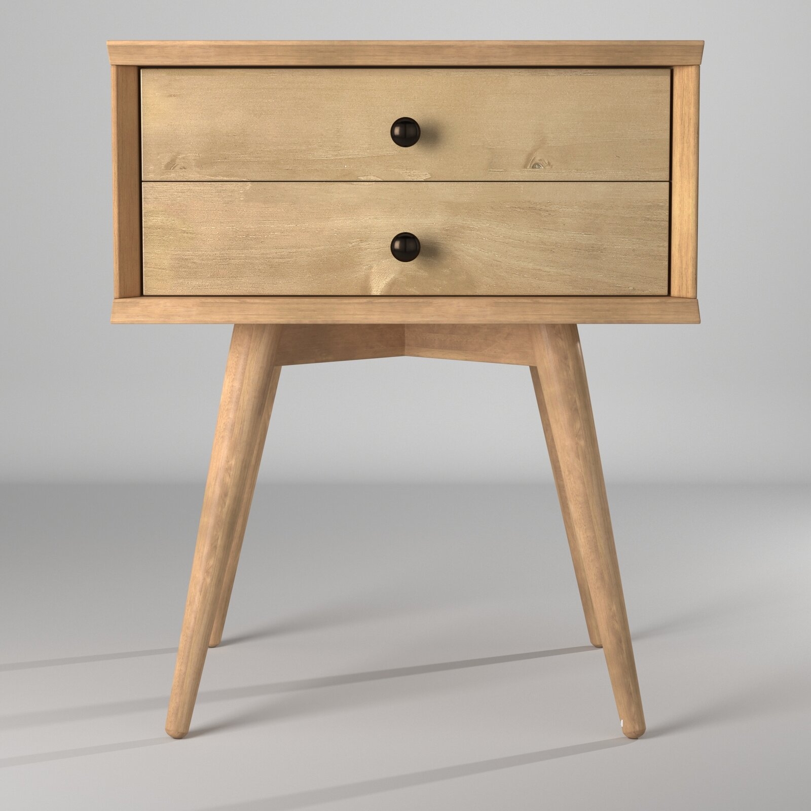 Grady 2 - Drawer Solid Wood Nightstand - Image 0