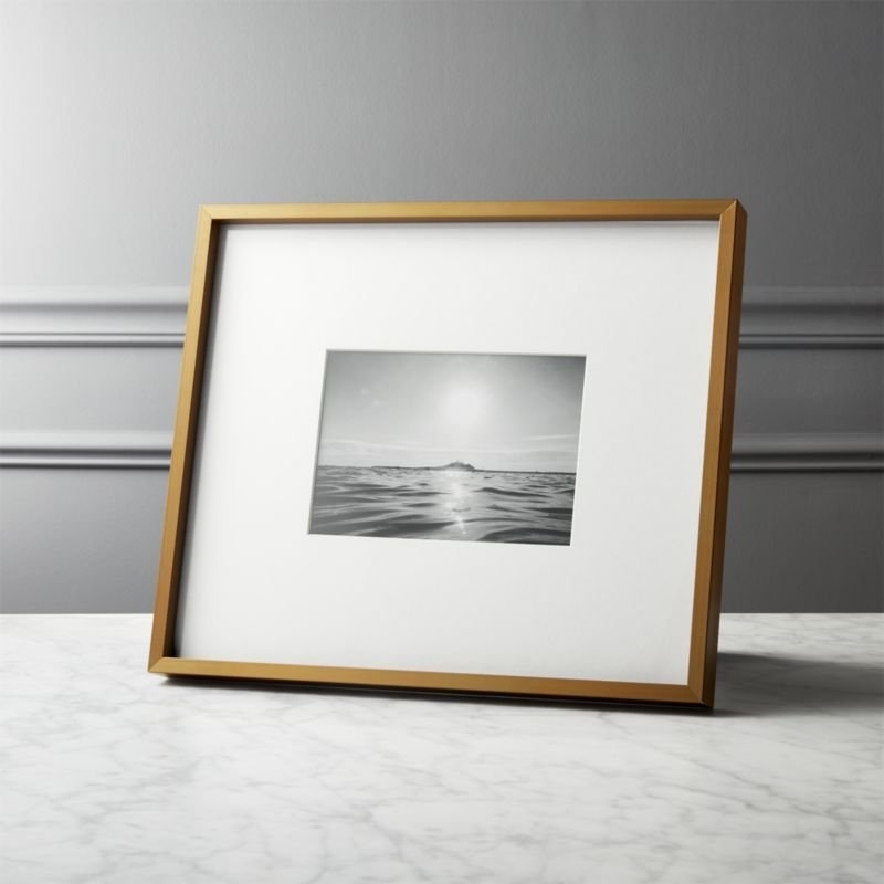 Gallery Brass Frame with White Mat 16x20 - Image 3