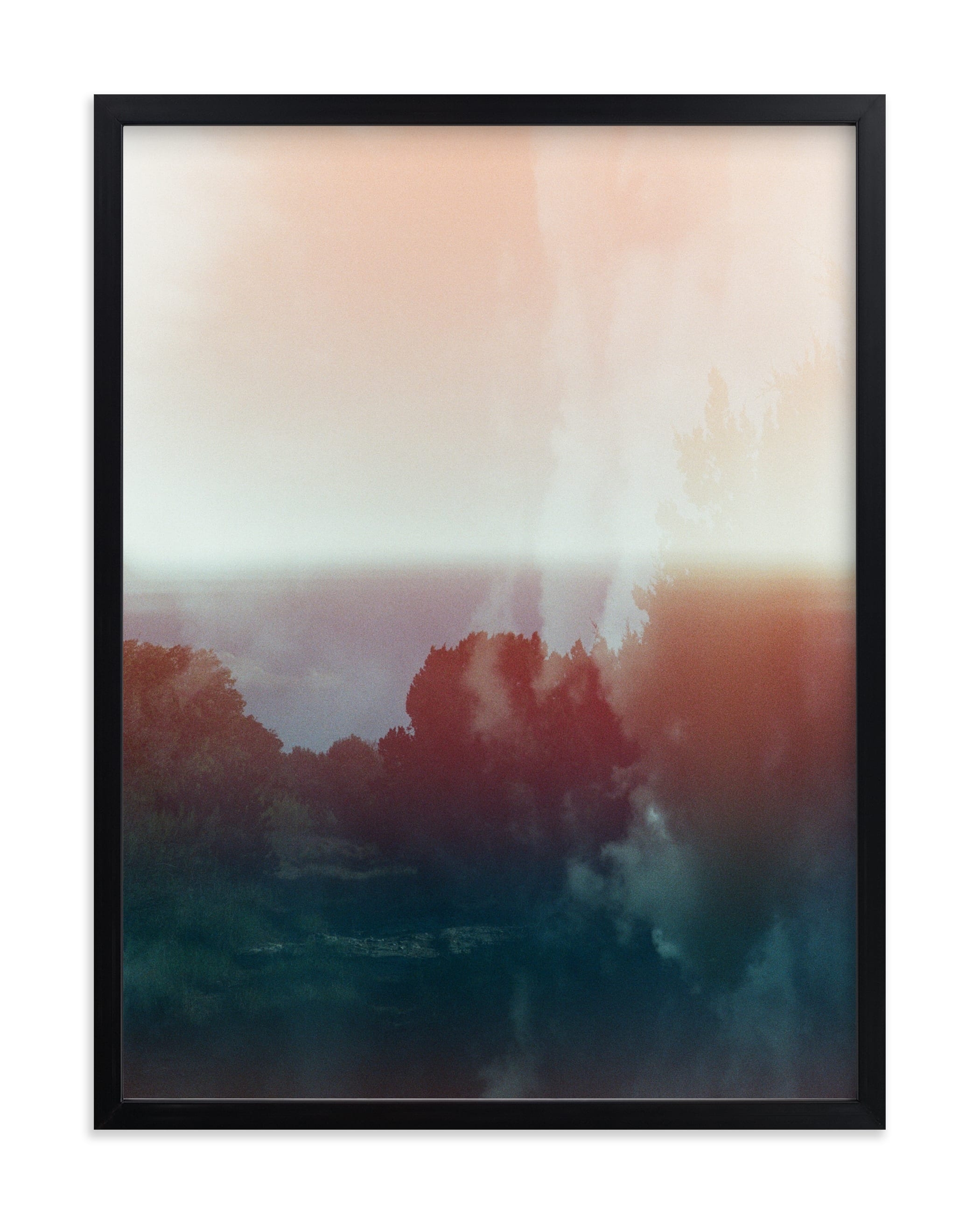 paradise for the soul - rich black wood frame - 18x24 - Image 0