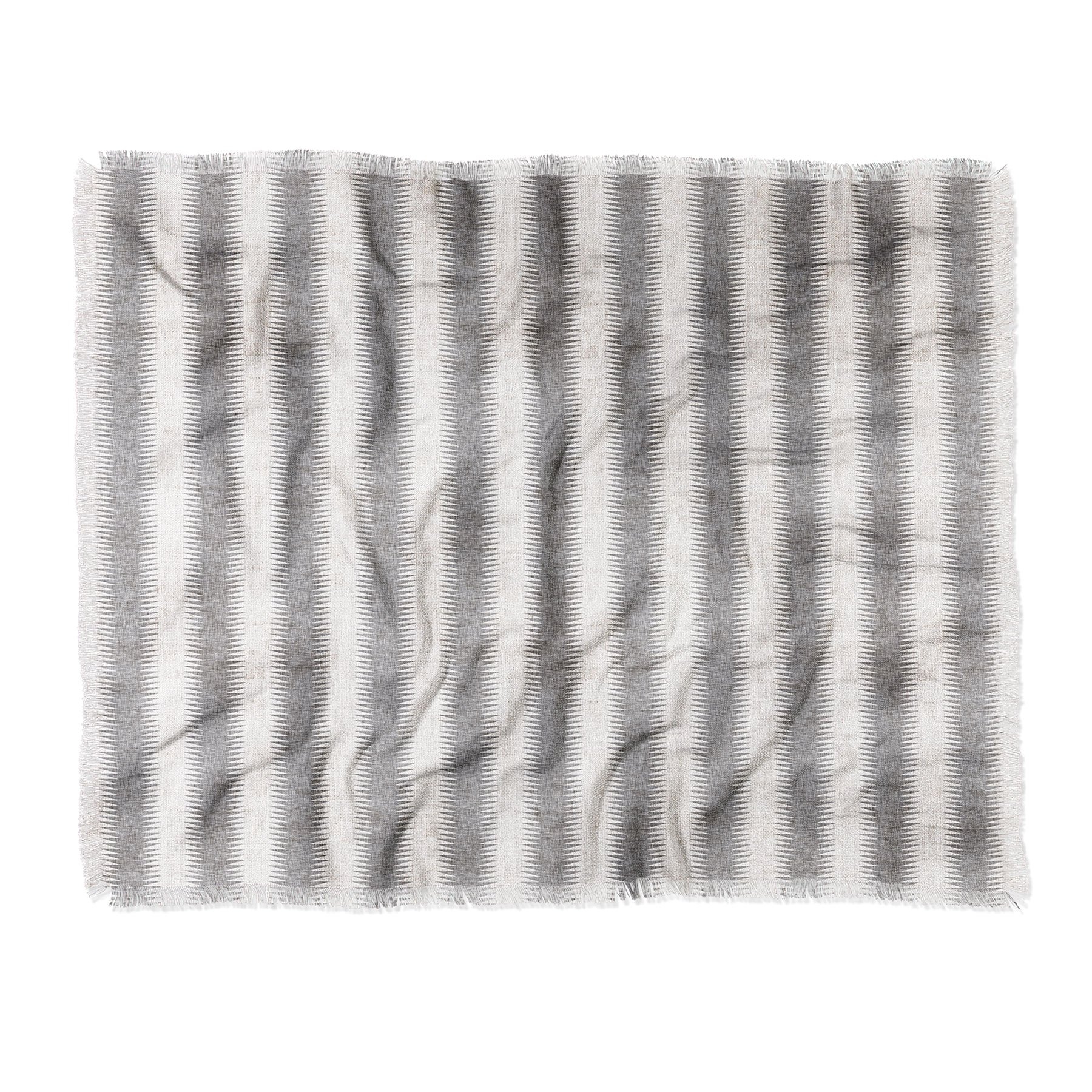 Holli Zollinger FRENCH LINEN SEASIDE STRIPE Throw Blanket - Image 0