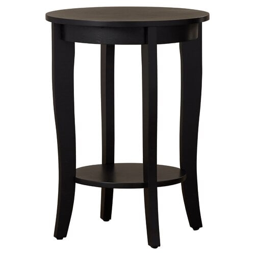 Haines End Table, Black - Image 0