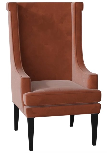 Purrr-Fect Wingback Chair - Image 0