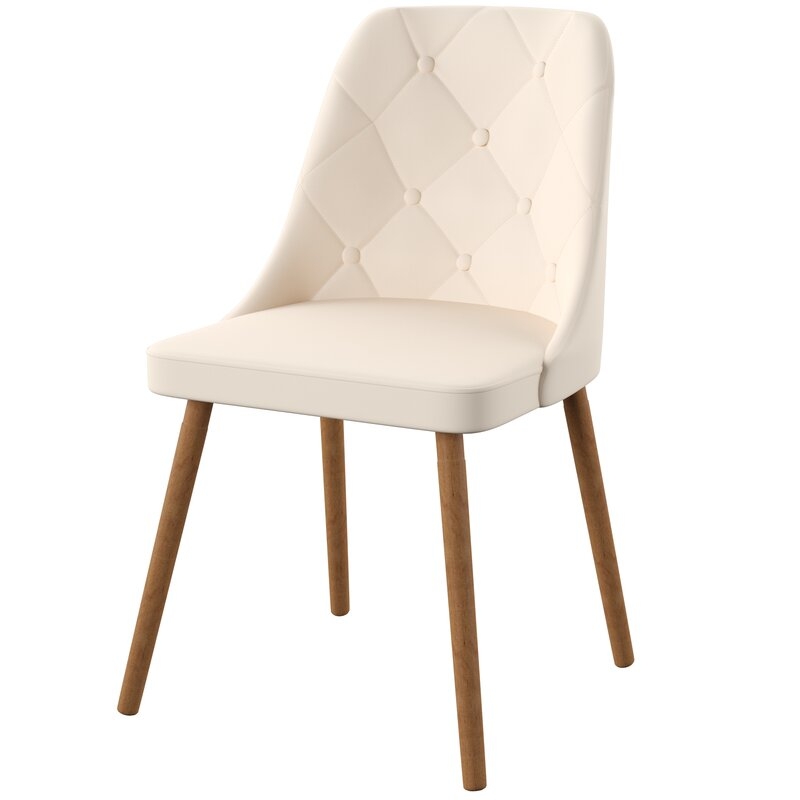 Baize Upholstered Side Chair - Image 0