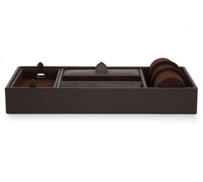Colton Valet Tray With Watch Cuff, Brown - Image 3