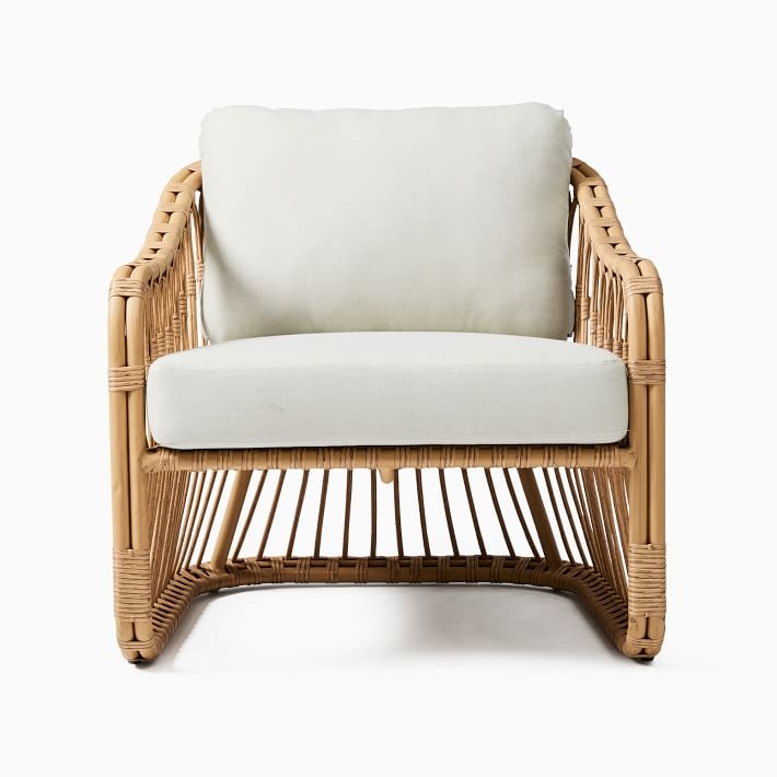 Tulum Lounge Chair, Natural Rattan, Set of 2 - Image 5