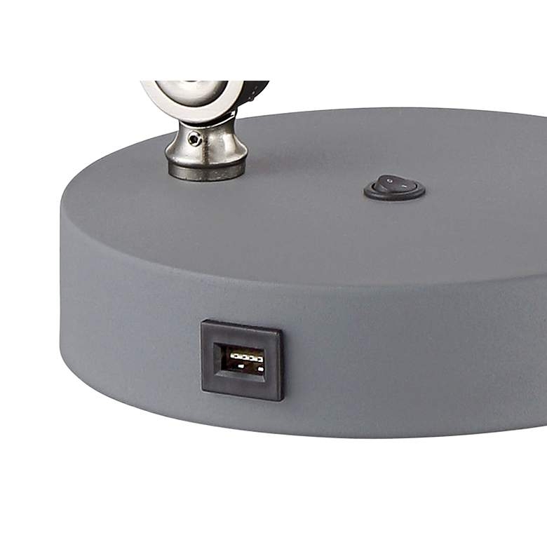 Lite Source Kalle Metal Desk Lamp black - Image 3