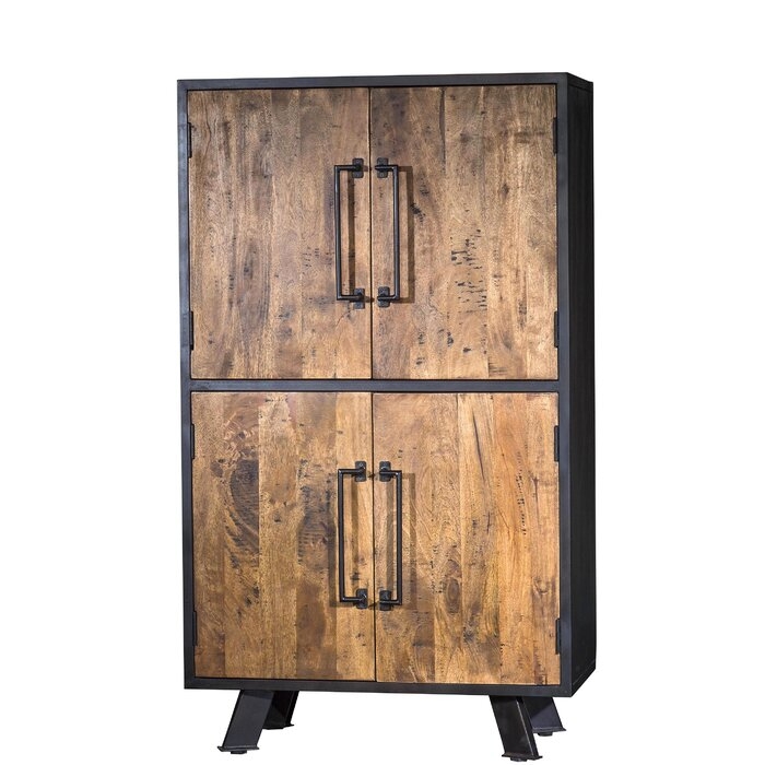 Waseca Solid Wood 4 Door Accent Cabinet - Image 0
