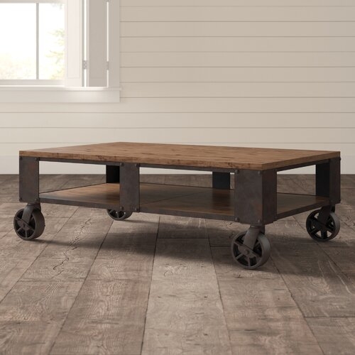 Cliffcrest Wheel Coffee Table - Image 1