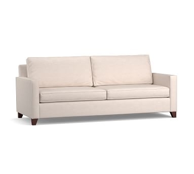 Cameron Square Arm Upholstered Deep Seat Grand Sofa 3-Seater 96", Polyester Wrapped Cushions, Sunbrella(R) Performance Chenille Fog - Image 6