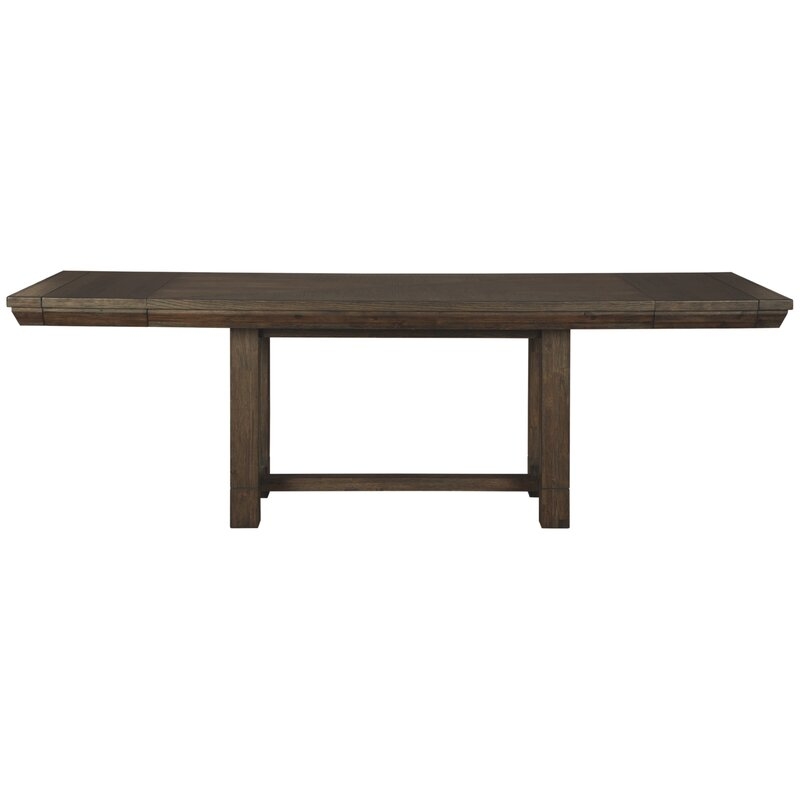 Vergas Extendable Solid Wood Dining Table - Image 1