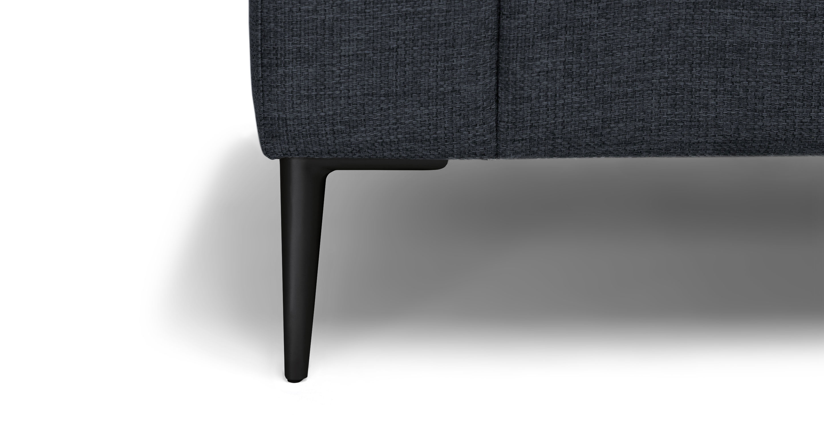 Nova Bard Gray Armchair, Black Legs - Image 4