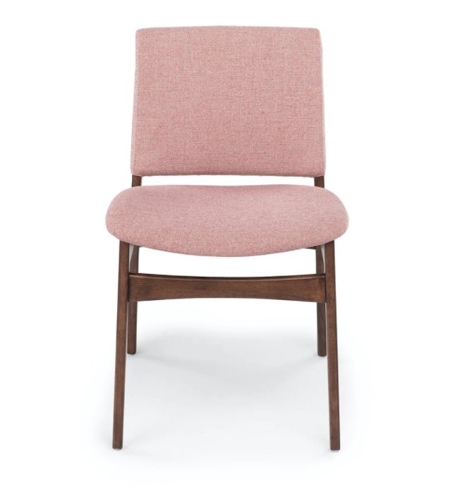 Nosh Berry Pink Walnut Dining Chairs (set of 2) - Image 1