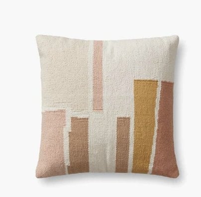 PILLOWS PMH0001 IVORY / MULTI 18" x 18" Cover Only - Image 0