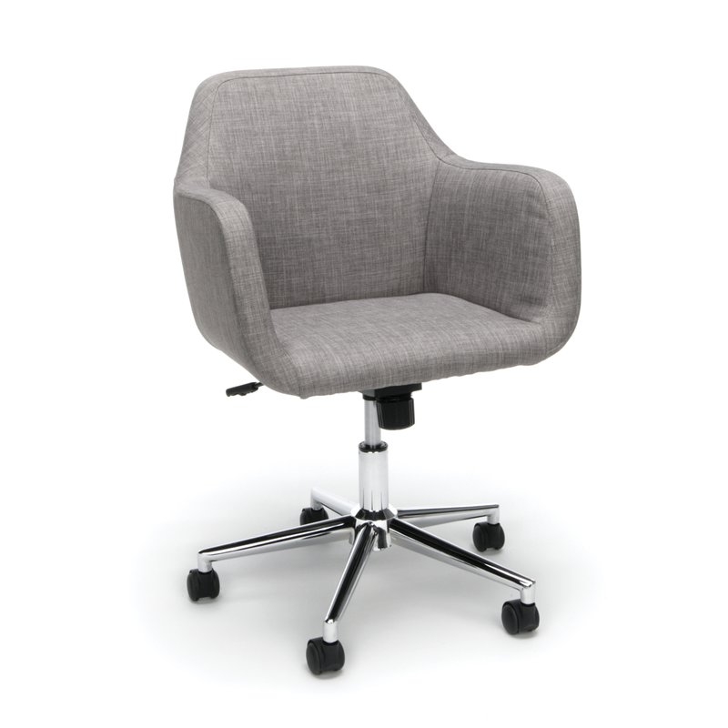 Rothenberg Upholstered Home Office Chair - GRAY - Image 1
