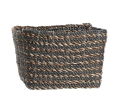 Asher Utility Basket, Charcoal/Natural - Image 0