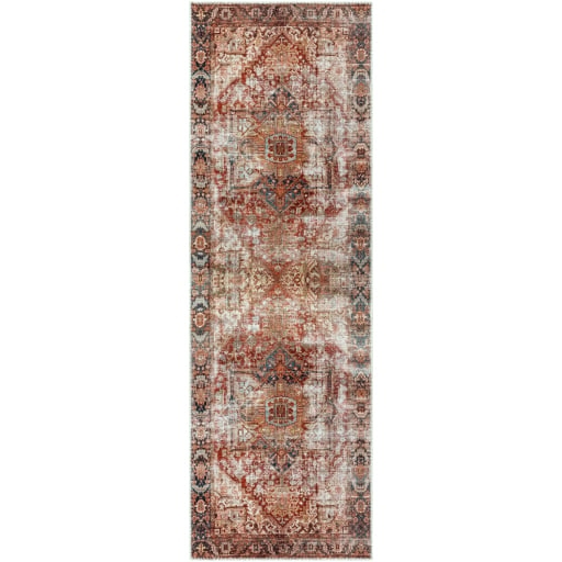Amelie Brown Indoor 2'7" x 7'10" Machine Woven Rug - Image 0