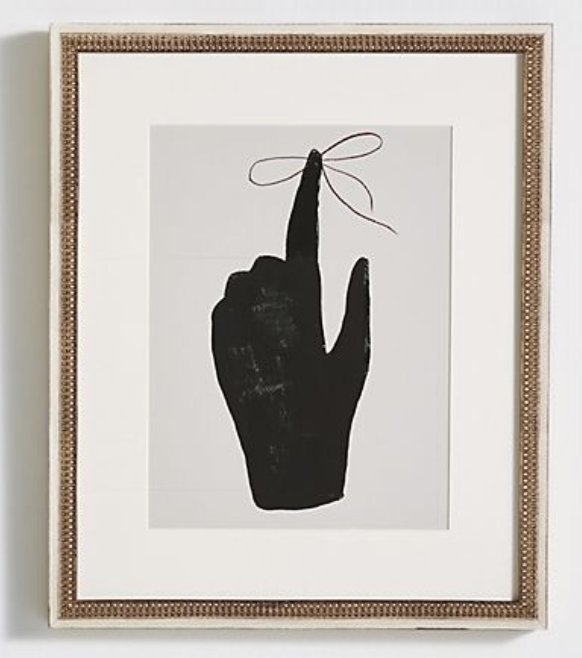 Tied Finger Wall Art - Image 0