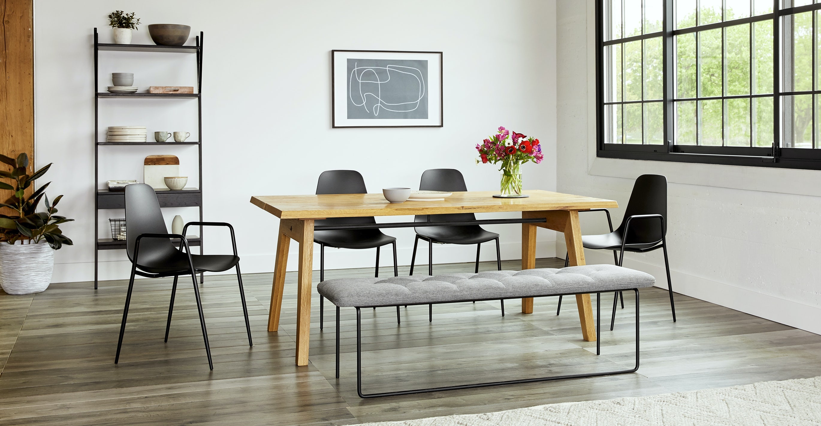 Svelti Pure Black Dining Chair (Set of 2) - Image 1