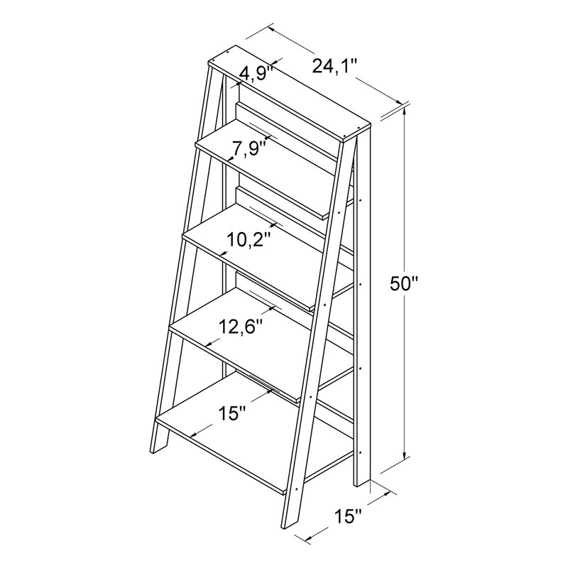 Haralda Ladder Bookcase - Image 5