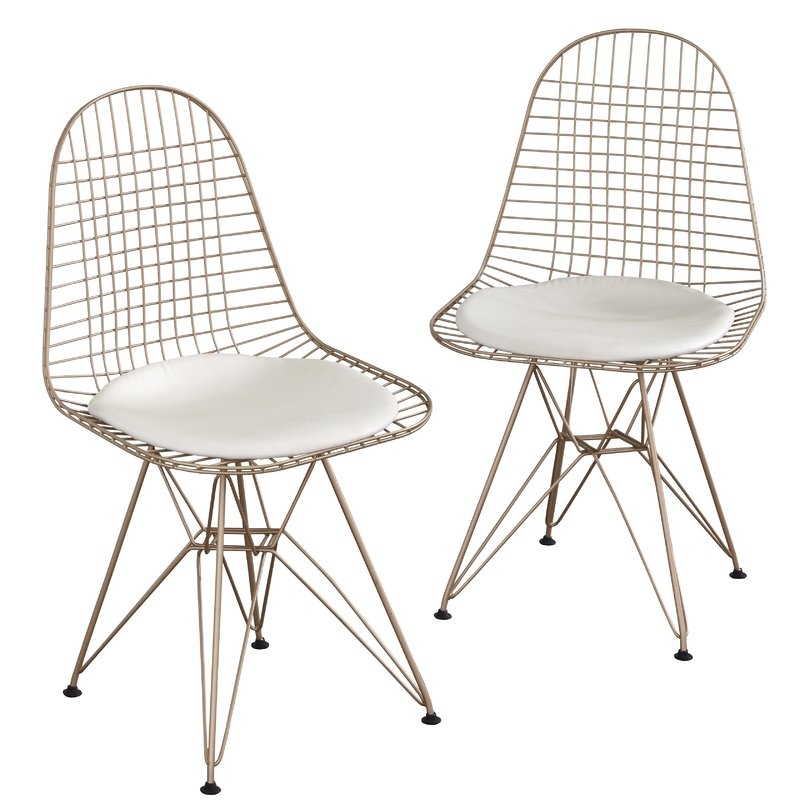 Merrie Wire Upholstered Dining Chair (Set of 2) - Image 0