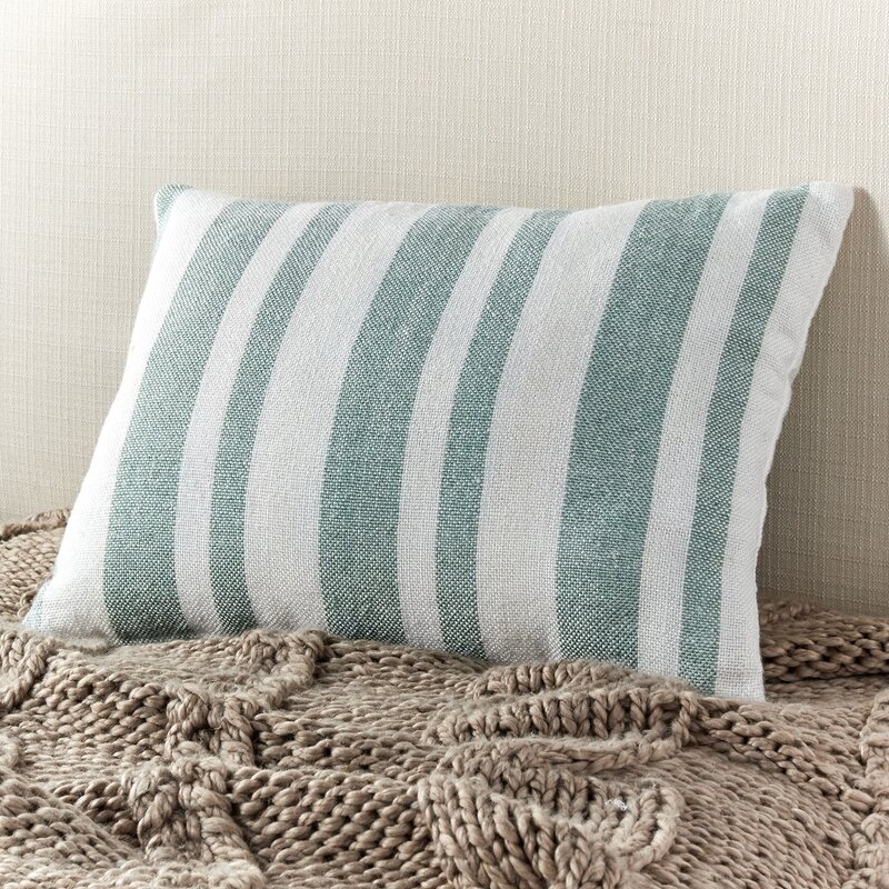 Padron Striped Indoor/Outdoor Lumbar Pillow (Insert Included) - Image 1
