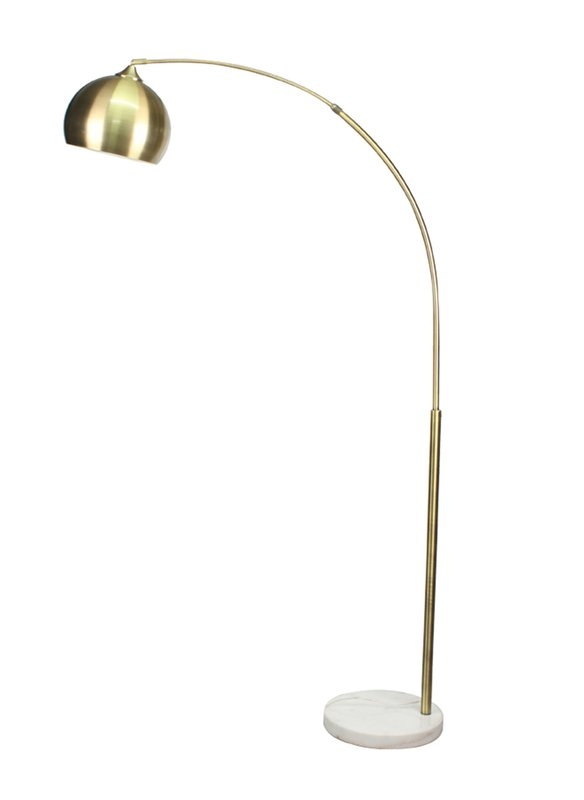 Bianchi Metal Round 77" Arched Floor Lamp - Image 0