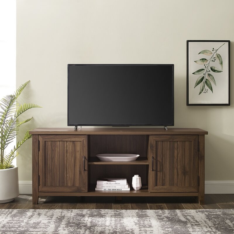 Schreffler TV Stand for TVs up to 65" / Dark Walnut - Image 1