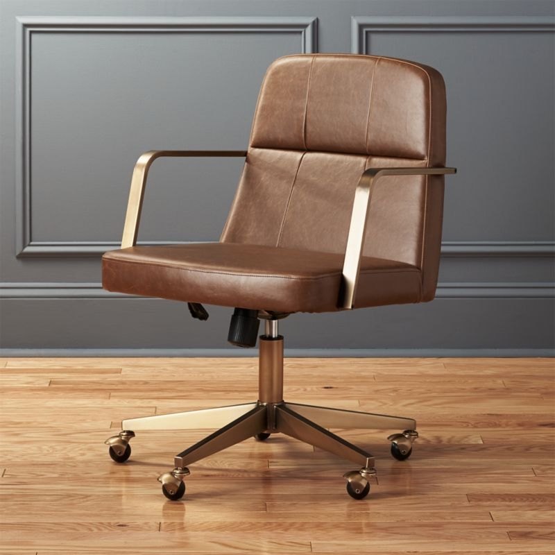 Draper Faux Leather Office Chair - Image 7