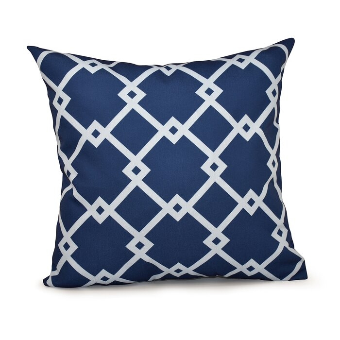 Trellis Square Pillow Cover and Insert - Image 0