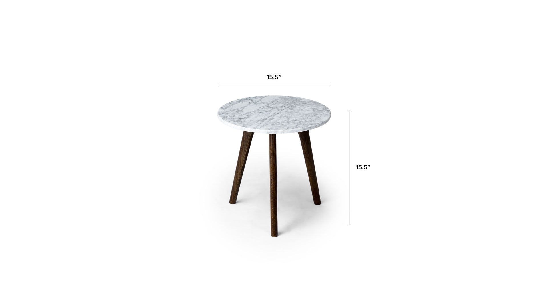 Mara Walnut Side Table - Image 5