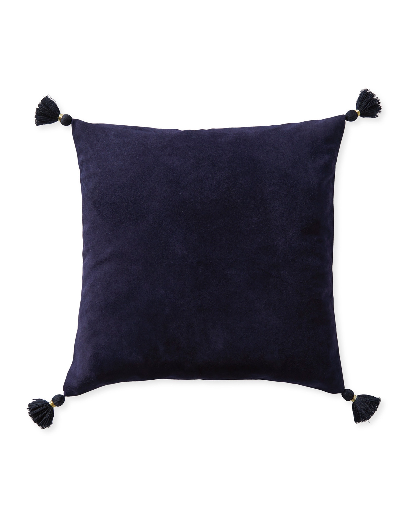 Suede Eva 20" SQ Pillow Cover - Navy - Insert sold separately - Image 0
