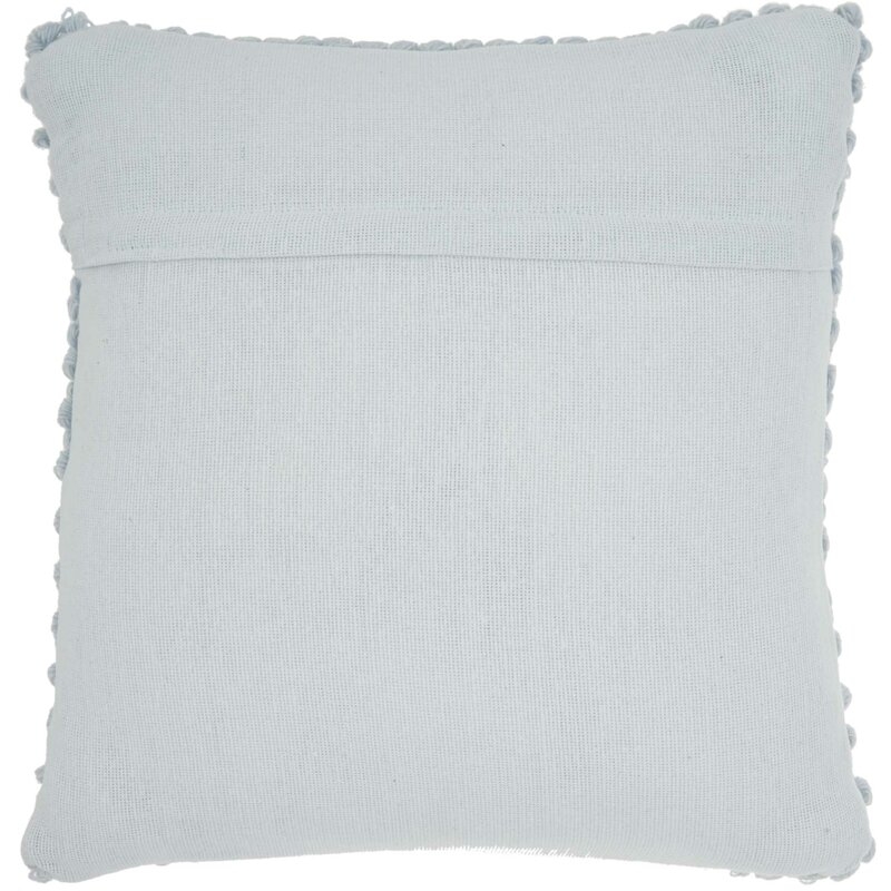 Hiawassee Wool Throw Pillow- Sky blue - Image 2