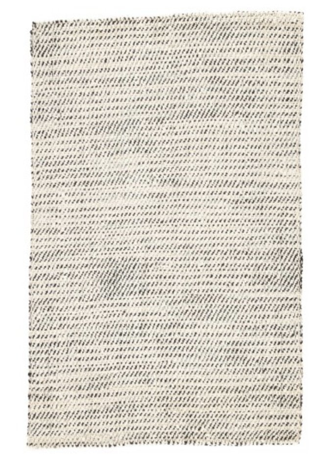 NAMBIA JUTE RUG, WHITE AND BLACK - Image 0