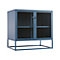 Casement Blue Small Metal Sideboard - Image 9
