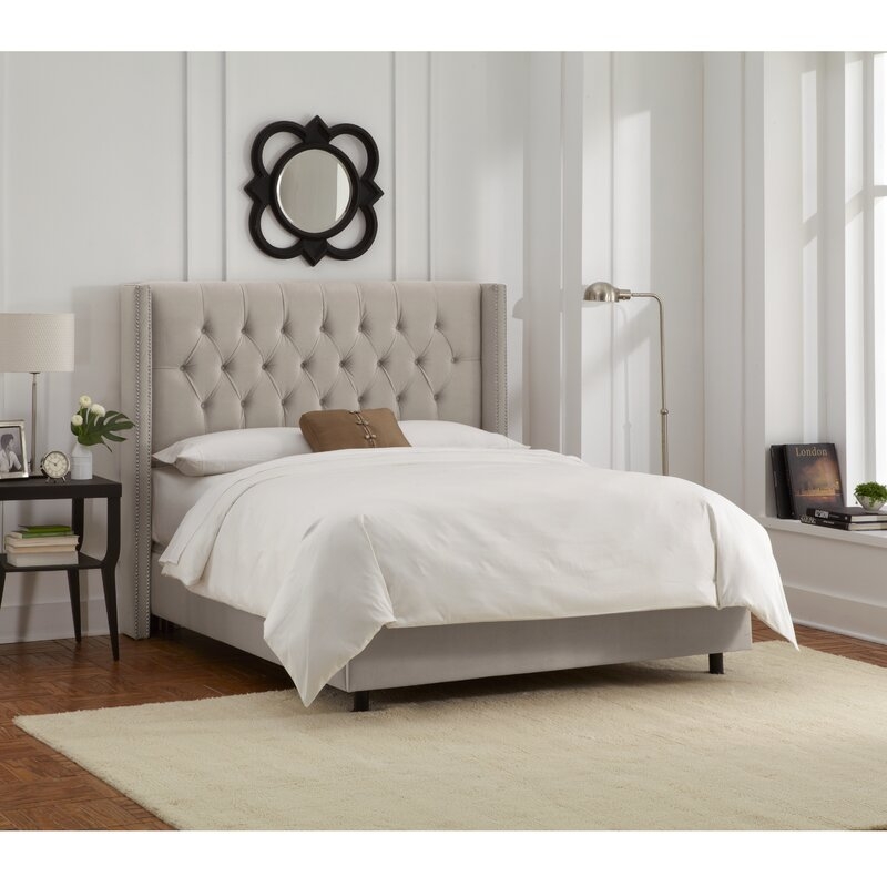 Rita Tufted Upholstered Low Profile Standard Bed - Image 0