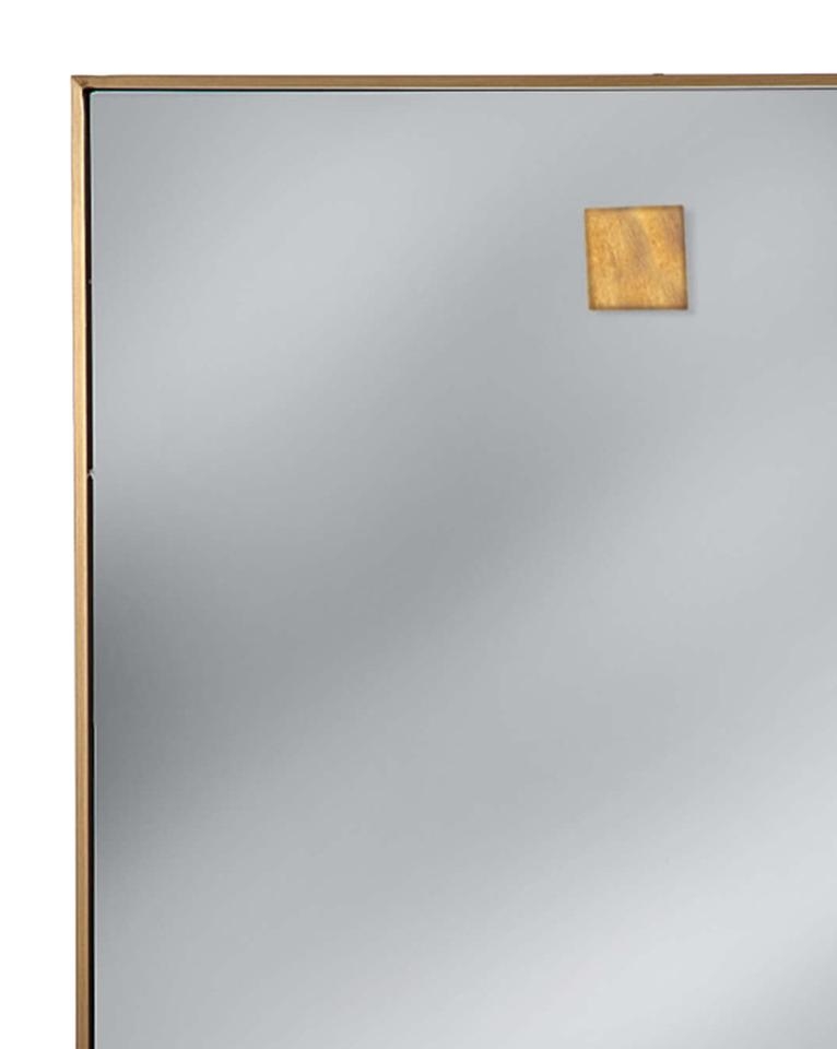 PARKS MIRROR - NATURAL BRASS - Image 1