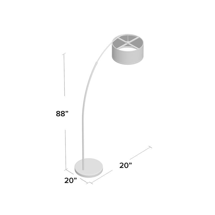 Yun 78'' Arched Floor Lamp - Image 1