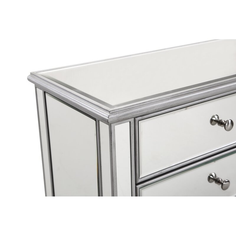 Chauncey 6 Drawer Double Dresser - SILVER - Image 1