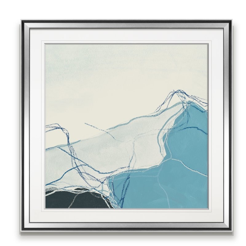 'Blue Peaks I' Painting - Image 0