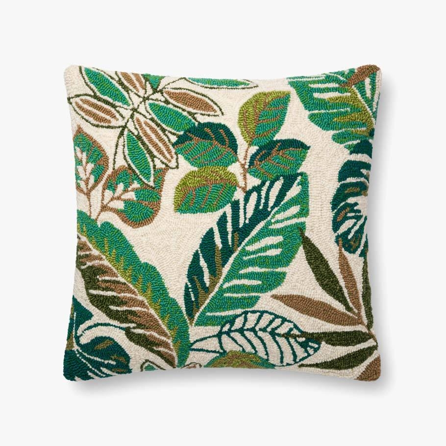 Loloi PILLOWS P0752 Green / Multi 22" x 22" Cover w/Poly - Image 0
