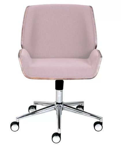 Ophelia Bentwood Desk Chair, pink - Image 0